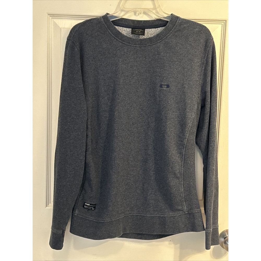 Oakley Sweater Adult M Blue Grey Pullover Crew Neck Sweatshirt Long Sleeve‎ Mens